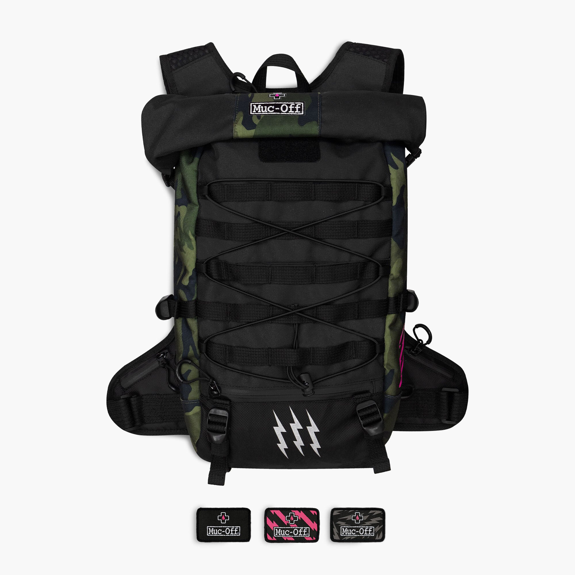 Muc-Off Sac Cargo Étanché + Sangle Cadre Vélo - Transport Outils Sans Sac à Dos