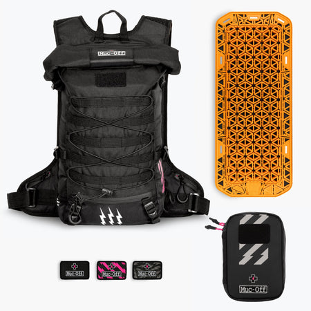 Ride Pack Black + D30 Back Protector + Essentials Pack