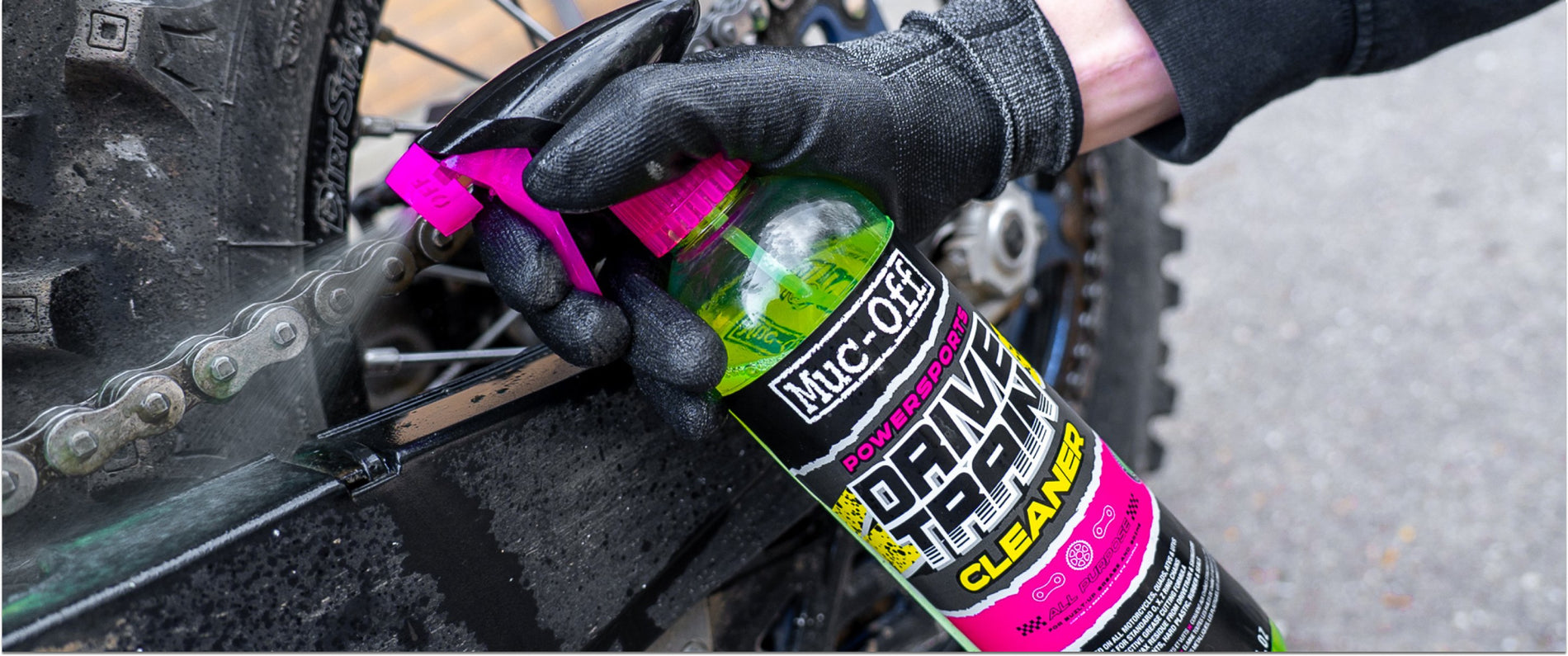 Powersports Drivetrain Cleaner 500ml | Motorcycle Cleaning