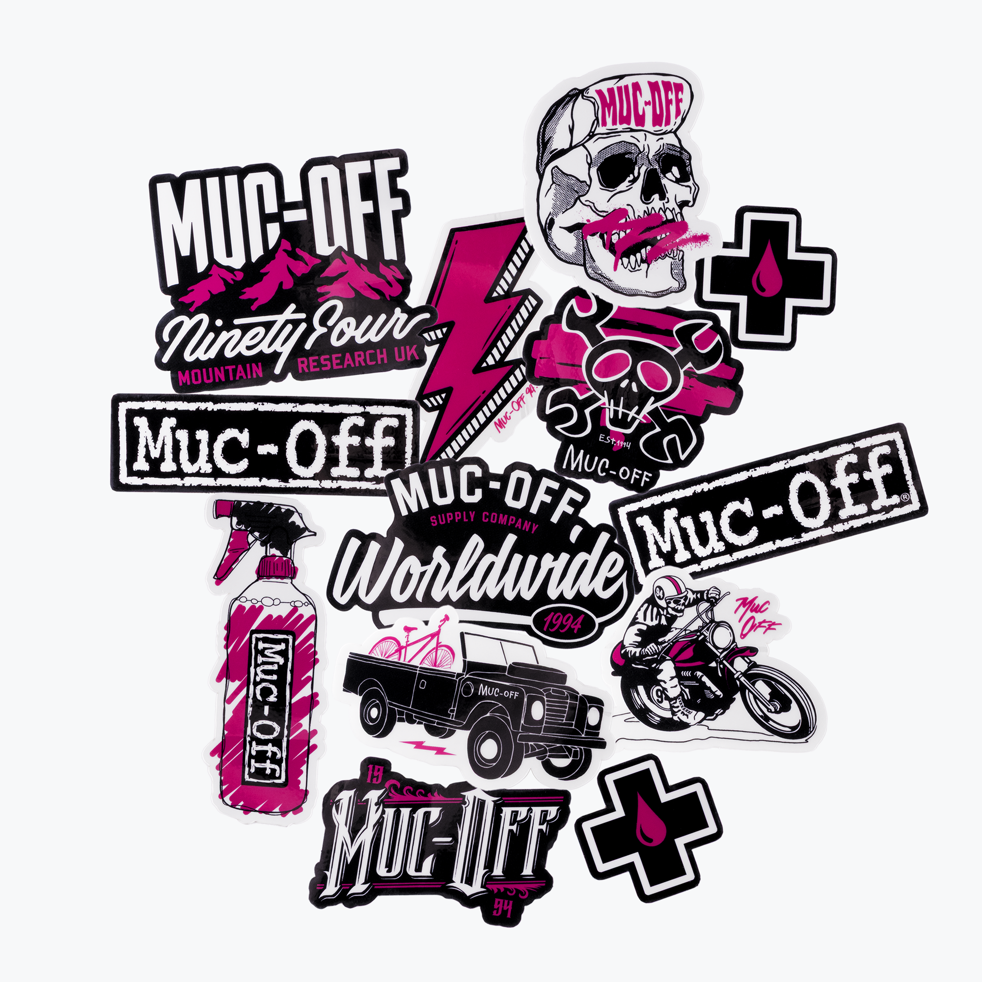 Push Off Sticker Racing Sticker Pack 1 | Muc-Off EU