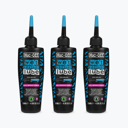 3 x Wet Weather Lube 120ml