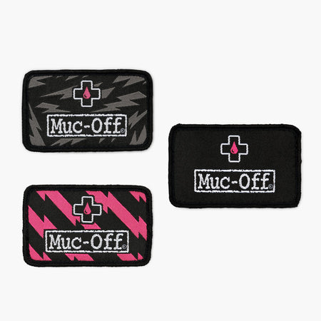 Technical Apparel Patch Set - Logo, Pink Bolt & Grey Bolt