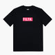 FILTH. T-Shirt - Schwarz mit rosa Logo