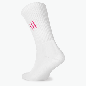 Bolt Socks - White