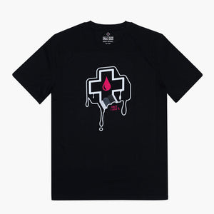 Cross Bite T-Shirt - Schwarz