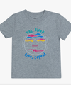 Eat Sleep Kinder T-Shirt - Grau