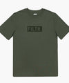 FILTH. T-Shirt - Khaki mit khakifarbenem Logo