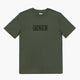 FILTH. T-Shirt - Khaki mit khakifarbenem Logo