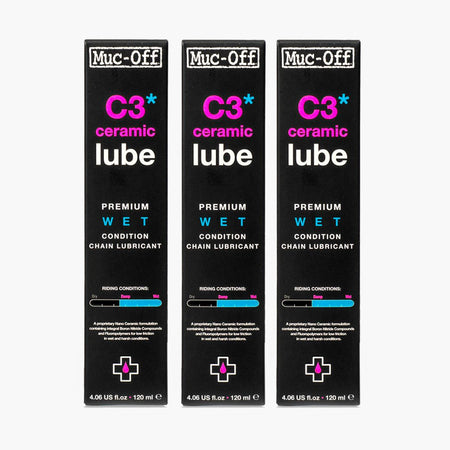 3 x C3 Wet Weather Lube 120ml