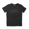 FILTH. Tee - Black With Black Logo