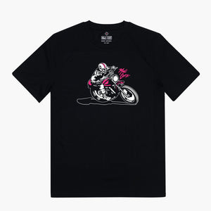 Camiseta Moto Skull - Negra