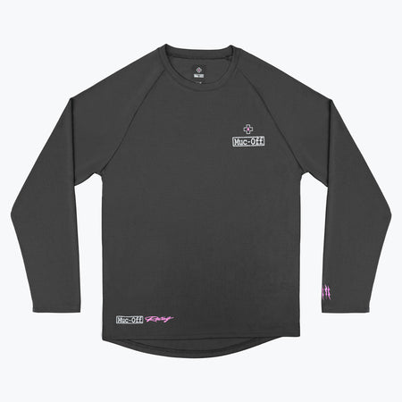 Long Sleeve Rider Jersey Racing - Grey