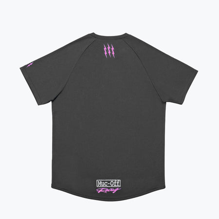 Short Sleeve Rider Jersey Racing - Grey