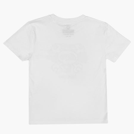 Crossbones Niños Camiseta - Blanco