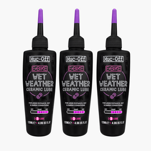 3 x eBike Cadena Wet Weather Lubricar 120ml