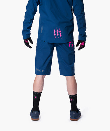 Pantalones cortos para bicicleta de montaña - Azul