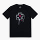 T-Shirt morsure de croix - Noir