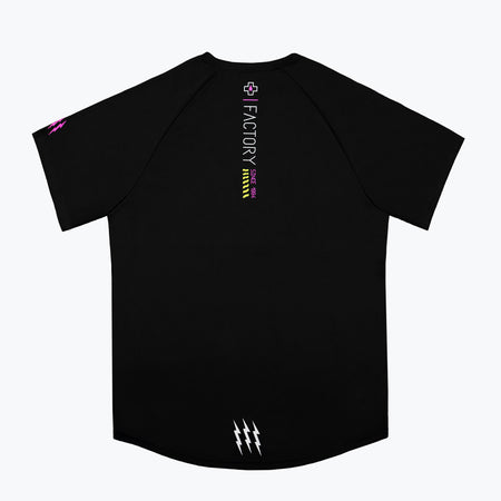 Short Sleeve Rider Jersey Factory - Black