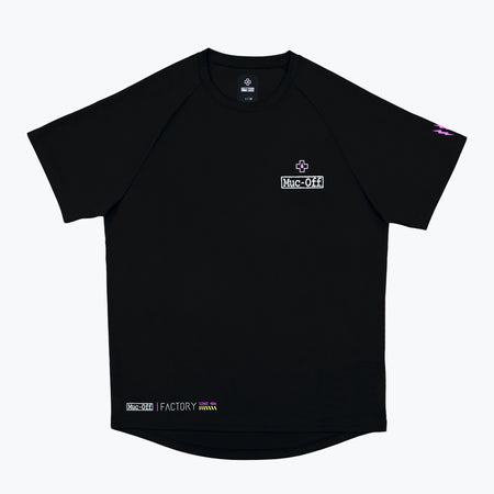 Short Sleeve Rider Jersey Factory - Black