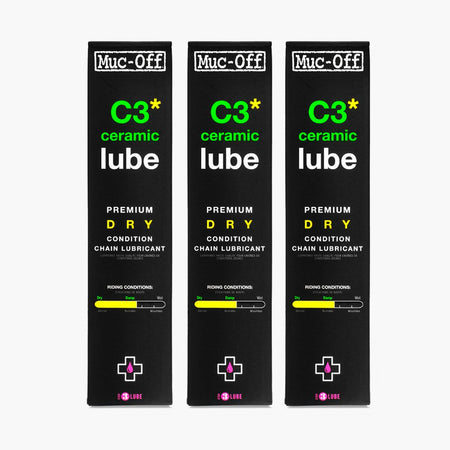 3 x C3 Dry Weather Lube 120ml