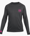 Jersey a maniche lunghe da motociclista - Grigio