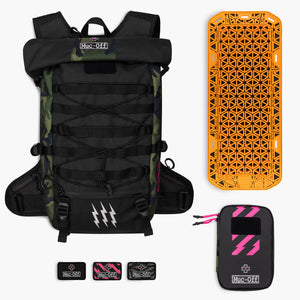 Ride Pack + ochraniacz pleców D30 + zestaw Essentials Pack