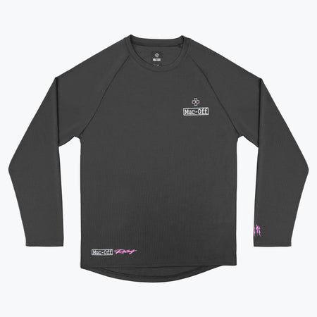 Long Sleeve Rider Jersey Racing - Grey